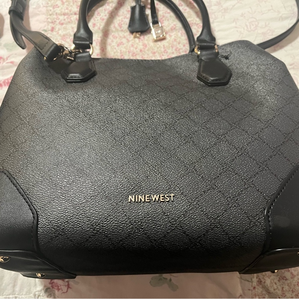 Nine West Onyx Logo Purse